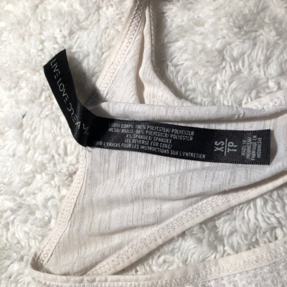 LIVE LOVE DREAM RUN Cute Spellout Striped Tank Top - Picture 7 of 8